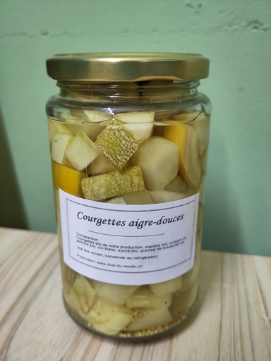 Courgettes aigres-douces