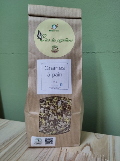 Mélange de graines pour le pain 400 gr