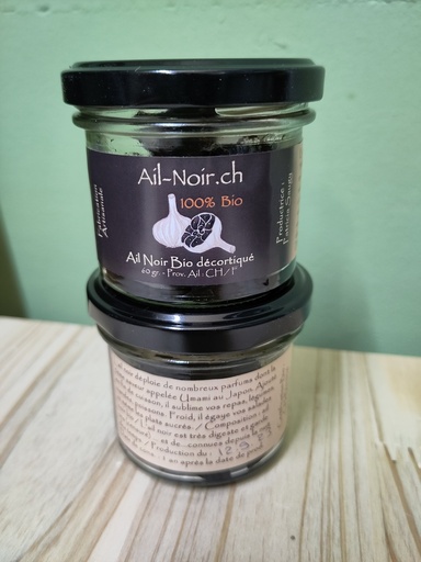 Ail noir bio décortiqué  60 gr